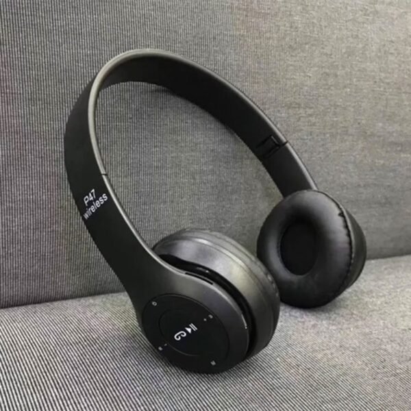 P47 Wireless Bluetooth Foldable Headphones with Microphone | DZ Mobile Shop